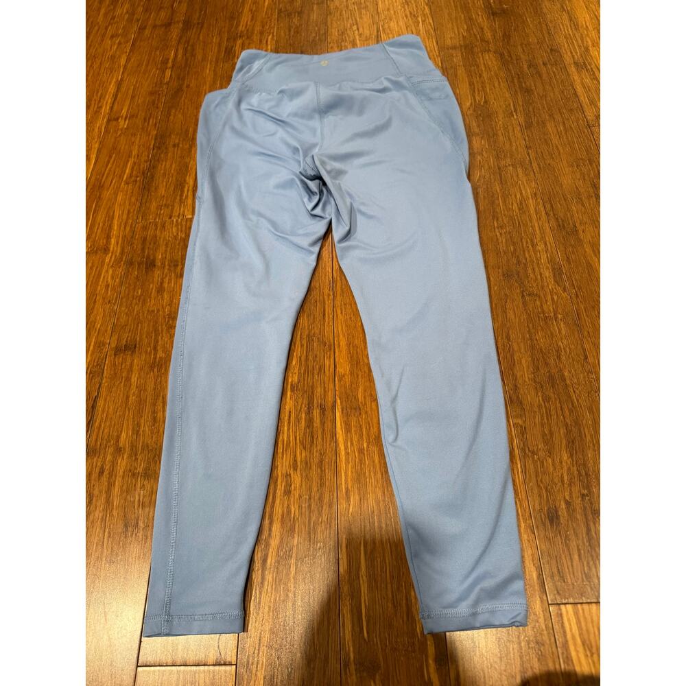 Danskin Blue High-Waisted Leggings – Size Medium w/pockets